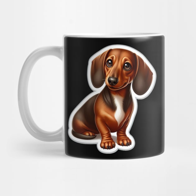 Dainty Dachshunds: Miniature Wiener Dog Art Creations by IamActiveDog